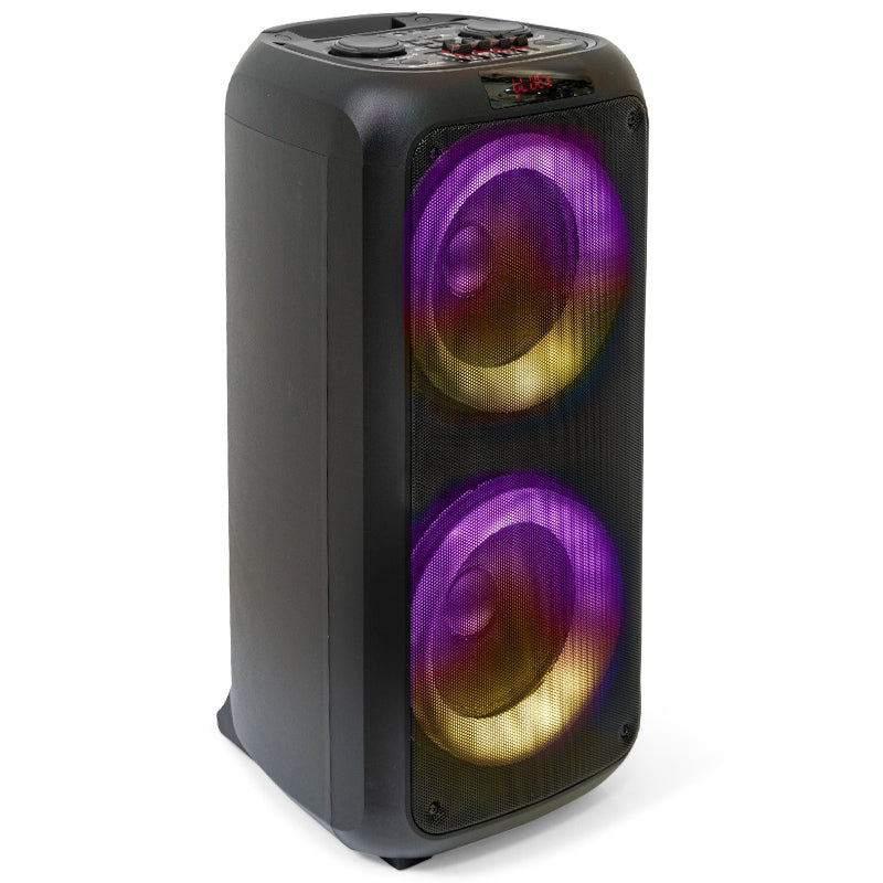Boxă portabilă 2×8" 150W RMS cu LED și Bluetooth Ibiza Sound VENUS600