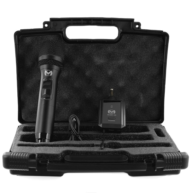 Microfon UHF wireless profesional cu receptor, 30 MHz, Mac Mah W-UHF 100 M