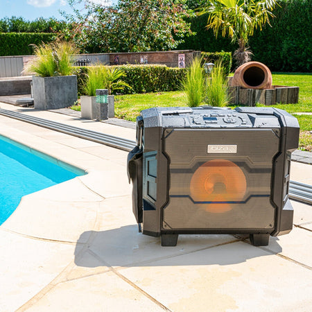 Boxă portabilă IPX4 10" 300 W Bluetooth NFC FM Ibiza Sound WPORT10-300