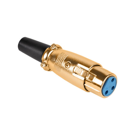 Mufă XLR mamă metalică aurie WTY0052