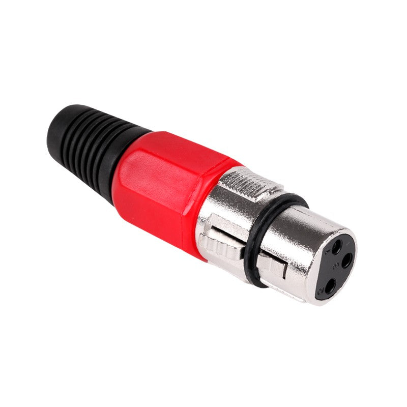 Mufă XLR mamă roșie WTY0055B