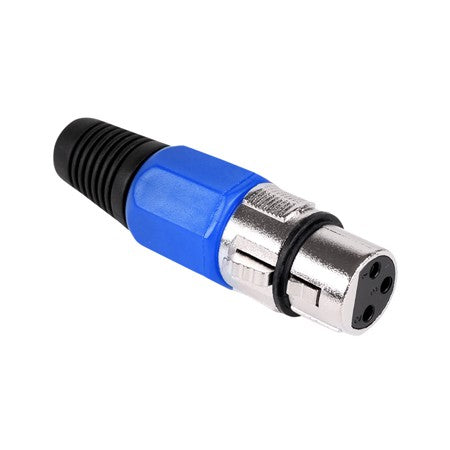 Mufă XLR mamă albastră WTY0055C