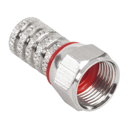 Mufă F tată cu garnitură pentru cablu RG59 3C2V din cupru WTY0629