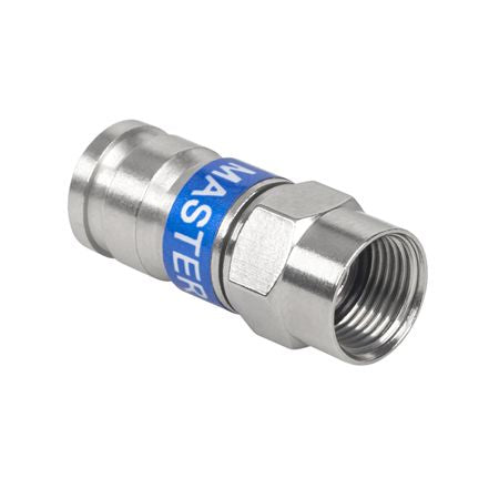 Mufă F cu montare prin compresie pentru cablu RG6 Vipow WTY0639