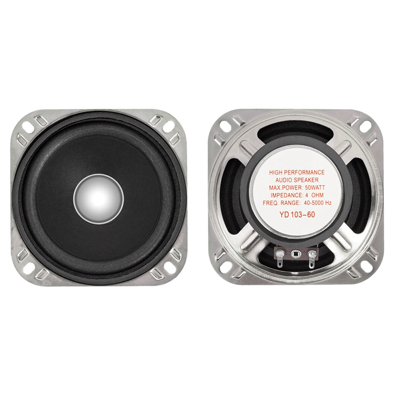 Difuzor cu impedanță de 4 ohmi, putere maximă 20 W și diametru 103 mm YD103-4