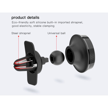 Suport auto magnetic cu prindere la ventilație Yesido YID000044