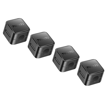 Set organizatoare cabluri magnetice, 4 bucăți Yesido C216WH