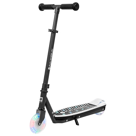 Trotinetă electrică copii Fun Wheels Light, lumini LED, baterie, 8 km/h, 50 kg, Rebel ZAB0033