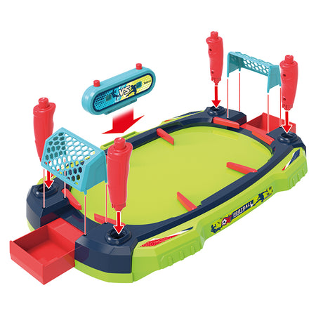 Joc de masă fotbal din plastic cu marcator manual pentru 2-4 jucători Rebel ZAB0126