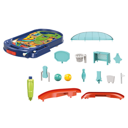 Joc de masă mini flipper portabil cu ventuze Rebel ZAB0127