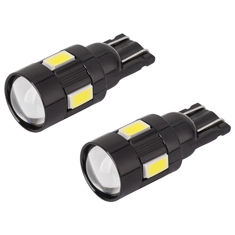 Set 2 becuri LED auto CANBUS cu soclu T10 și SMD 5730 12 V ZAR0178.1