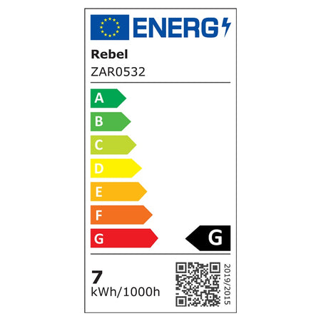 Bec LED reflector cu soclu GU10 de 7 W și temperatură de culoare 4000 K Rebel ZAR0532