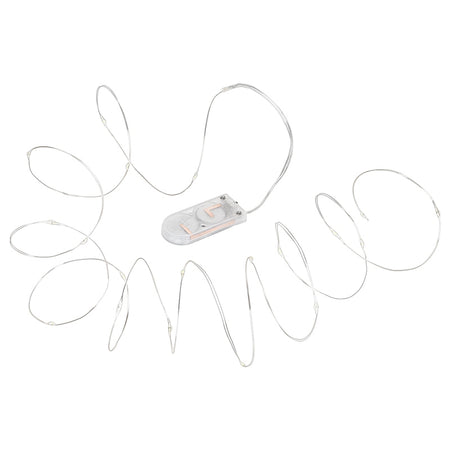 Șir luminos festiv cu 20 mini LED-uri alb rece de 1,9 m Rebel ZAR0544