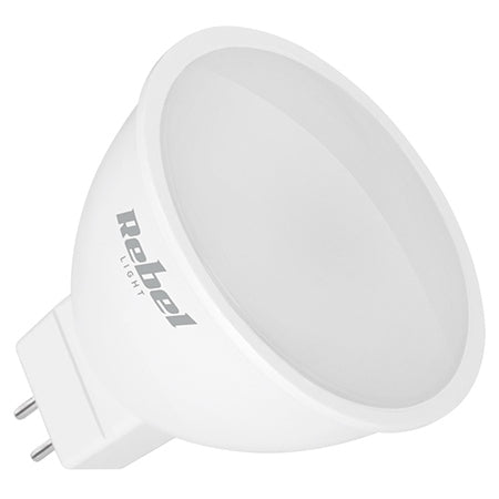 Bec LED reflector MR16 de 6 W la 12 V cu lumină albă rece de 6500 K Rebel ZAR0561