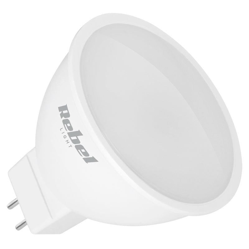 Bec LED reflector MR16 de 6 W la 12 V cu lumină albă rece de 6500 K Rebel ZAR0561