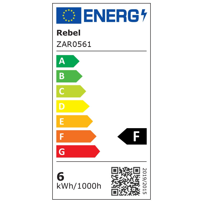 Bec LED reflector MR16 de 6 W la 12 V cu lumină albă rece de 6500 K Rebel ZAR0561