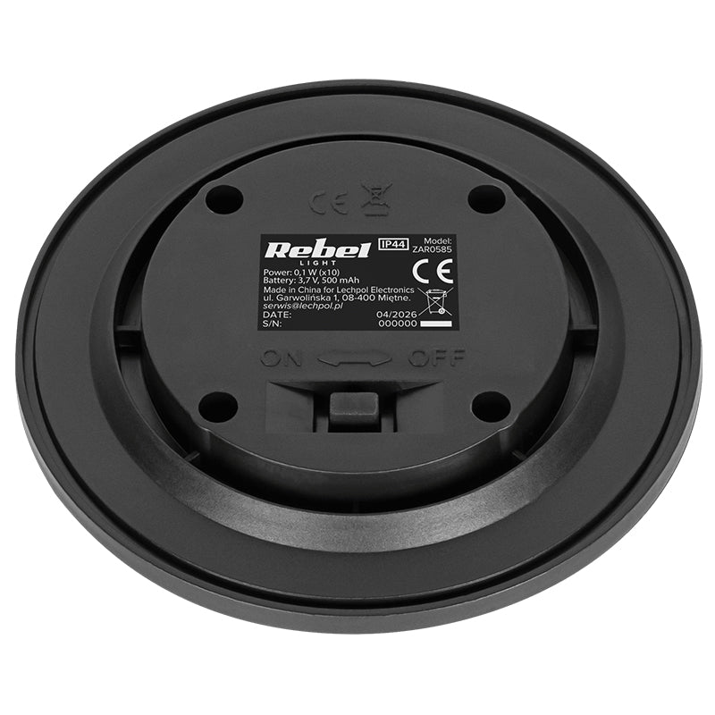 Set de 4 lămpi solare de grădină LED cu senzor de amurg Rebel ZAR0585