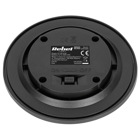 Set de 4 lămpi solare de grădină LED cu senzor de amurg Rebel ZAR0585