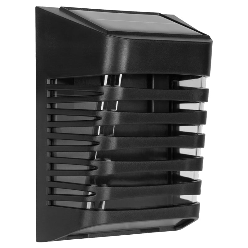 Set 2 lămpi solare de perete cu 4 LED și senzor de amurg Rebel ZAR0586