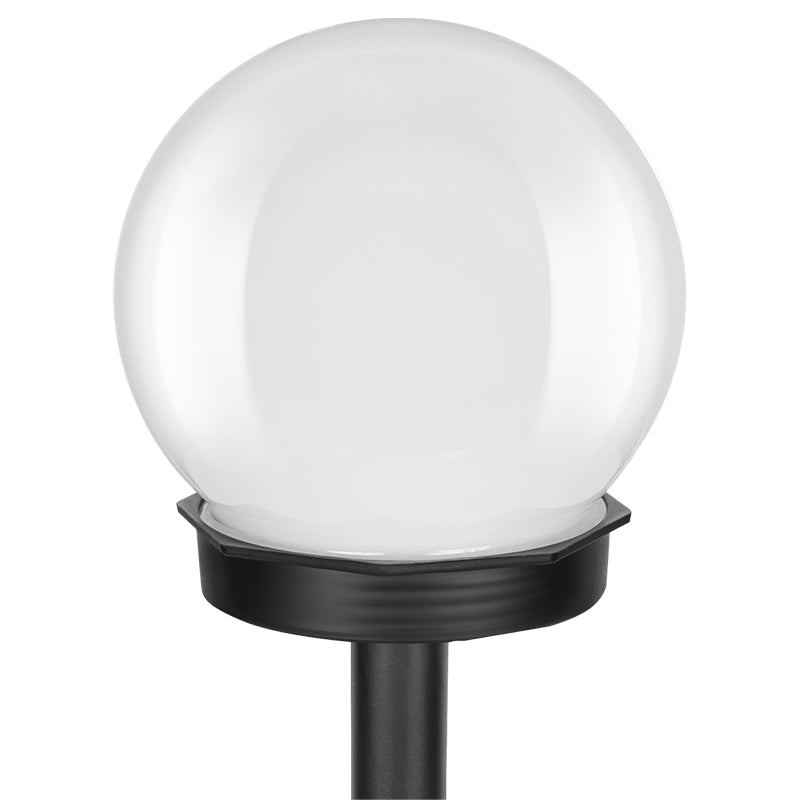 Lampă solară de grădină cu LED alb și senzor de amurg Rebel ZAR0587
