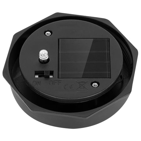 Lampă solară de grădină cu LED alb și senzor de amurg Rebel ZAR0587