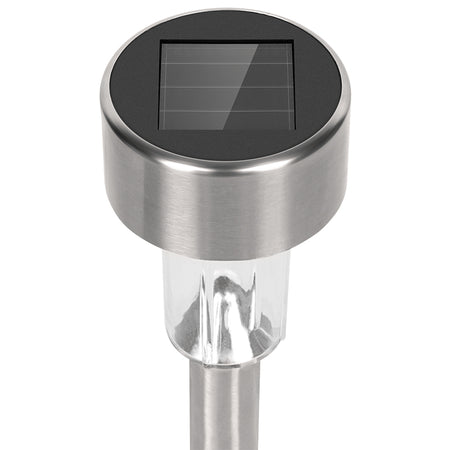 Set 6 lămpi solare de grădină cu LED alb și senzor de amurg IP44 Rebel ZAR0588