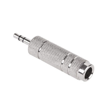 Adaptor audio jack 3,5 mm tată la jack 6,3 mm mamă metalic ZLA0322