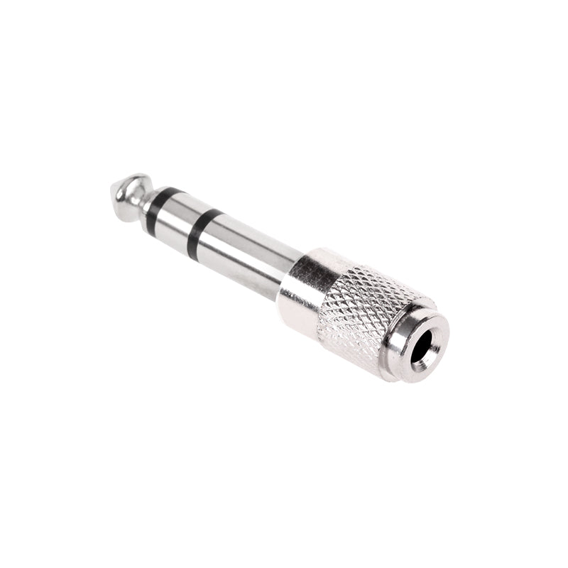 Adaptor jack 6,3 mm tată - jack 3,5 mm mamă metalic ZLA0324