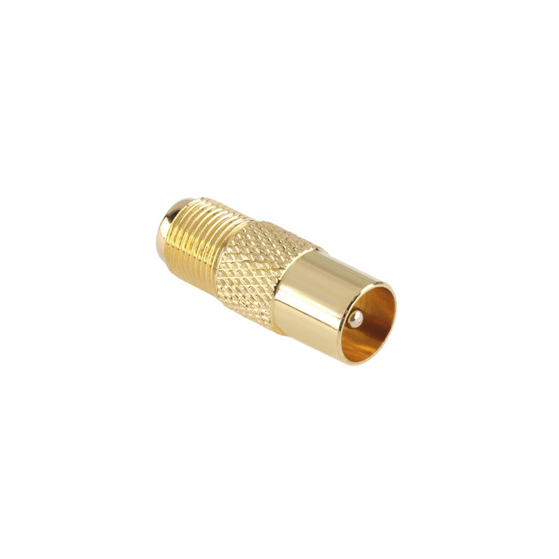 Adaptor F mama - TV tata, cupru aurit ZLA0460-1