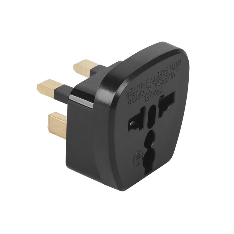 Adaptor pentru priză UK cu intrare universală negru ZLA0565A