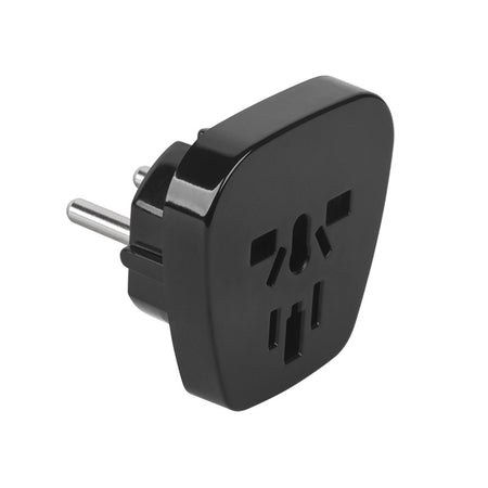 Adaptor tensiune universal, alb sau negru, pentru diverse dispozitive electrice