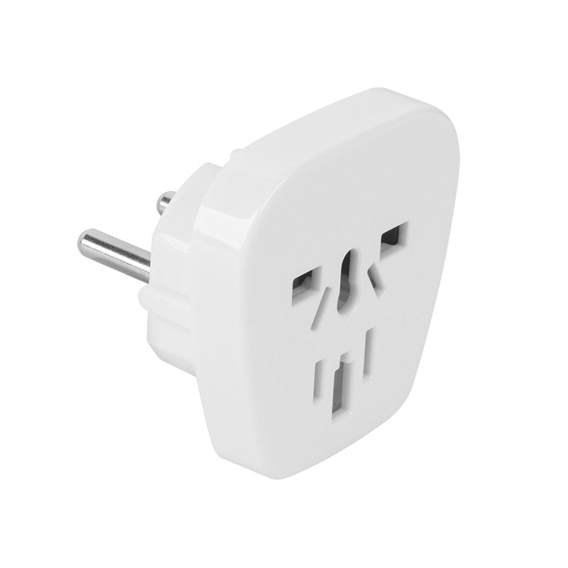 Adaptor tensiune universal, alb sau negru, pentru diverse dispozitive electrice