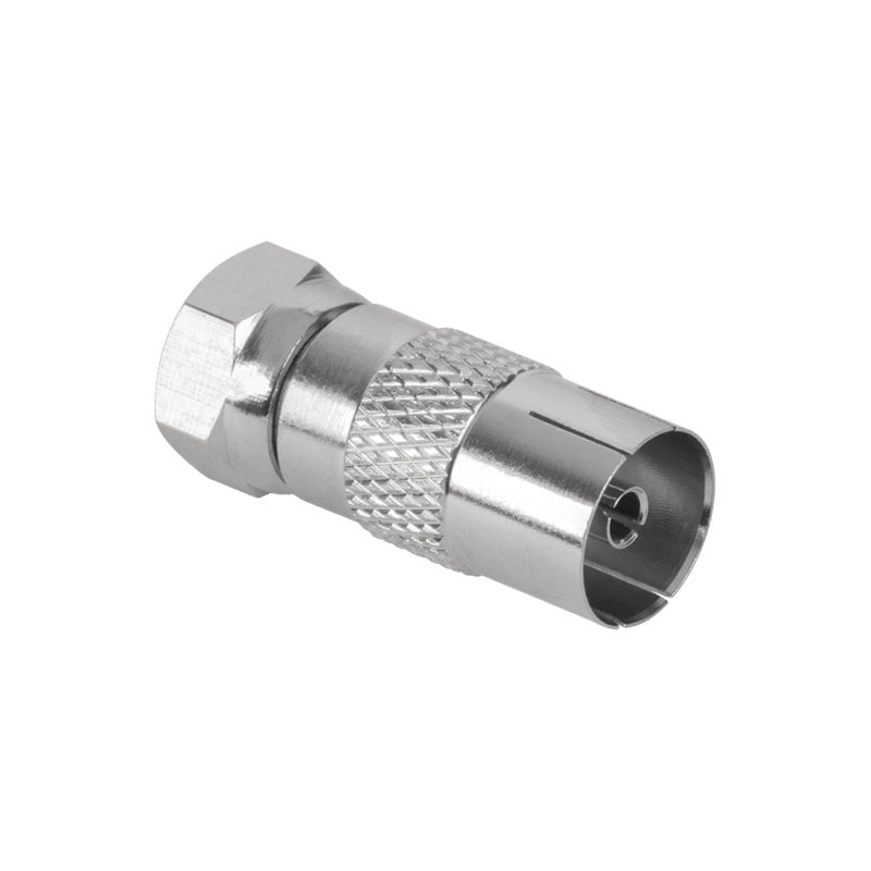 Adaptor mufă TV mamă la mufă F tată din cupru ZLA0603