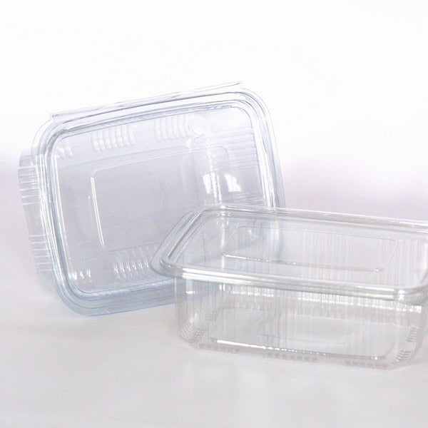 Caserola Dreptungiulara Pet Capac Ermetic-Atasat, 100buc/Pac