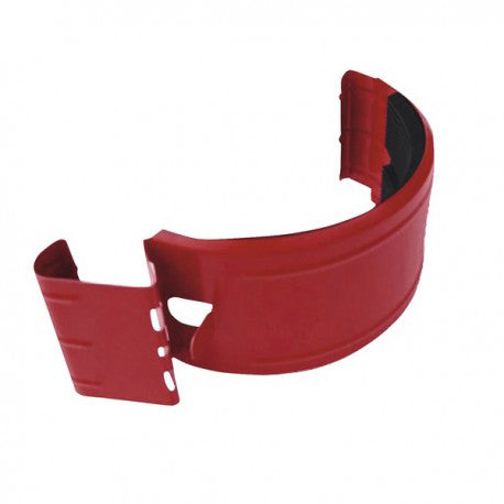 Bratara Jgheab Pvc Rosu D=120mm