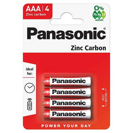 Baterie Alcalina Panasonic Aaa-r03, 4 Buc/set