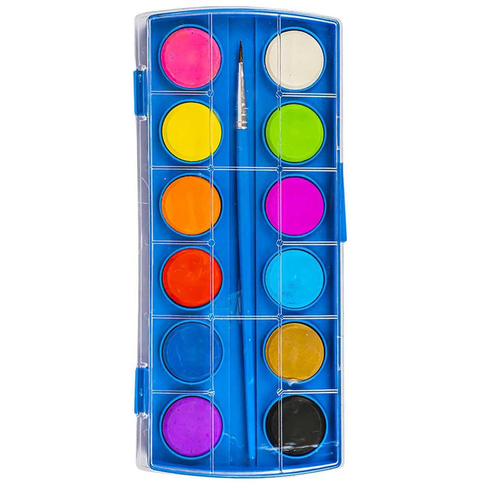 Acuarele 12 Culori, Diametru Pastila 20.3 Mm