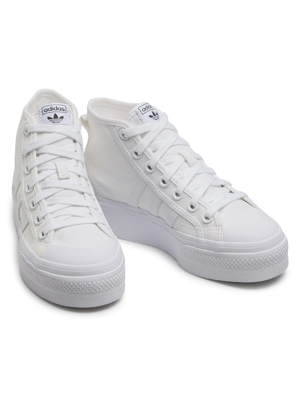 Sneakers femei Adidas Nizza Platform Mid FY2782 Alb