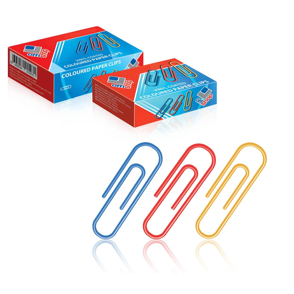 Agrafe Birou Color, 28mm, 100 Buc/Cut Of004 Offishop
