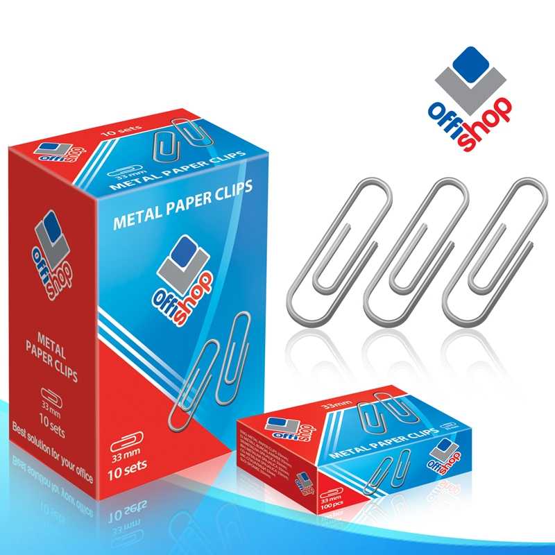 Agrafe Birou Metalice, 33mm, 100 Buc/Cut Of003 Offishop