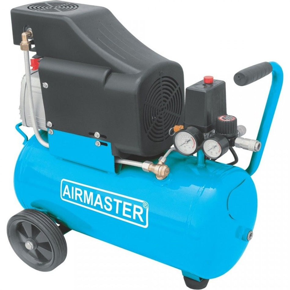 Compresor de aer, 24 L, Airmaster AIR2SHU824, cu piston, 230 V, 206 l/min, 8 bar