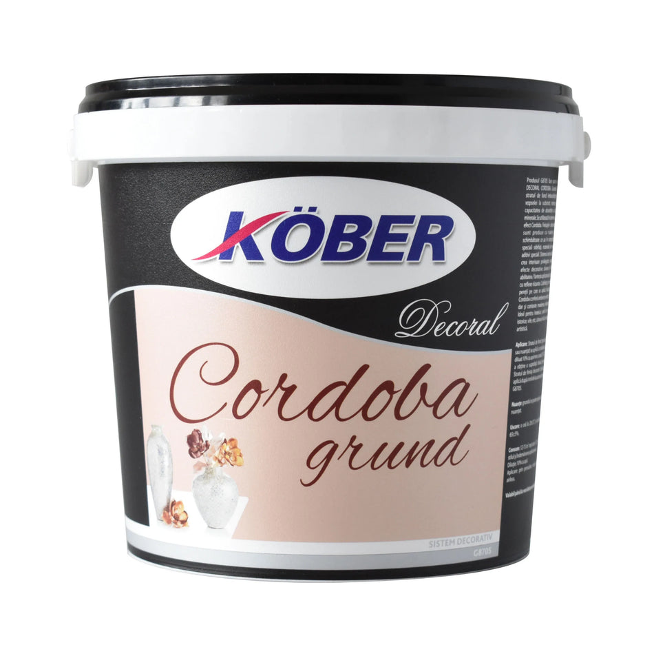Amorsă perete Decoral Cordoba G8705, interior, alb, 1.5 L