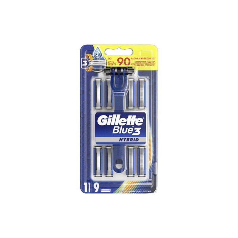 Aparat De Ras Gillette Blue 3 Hybrid 9 Buc