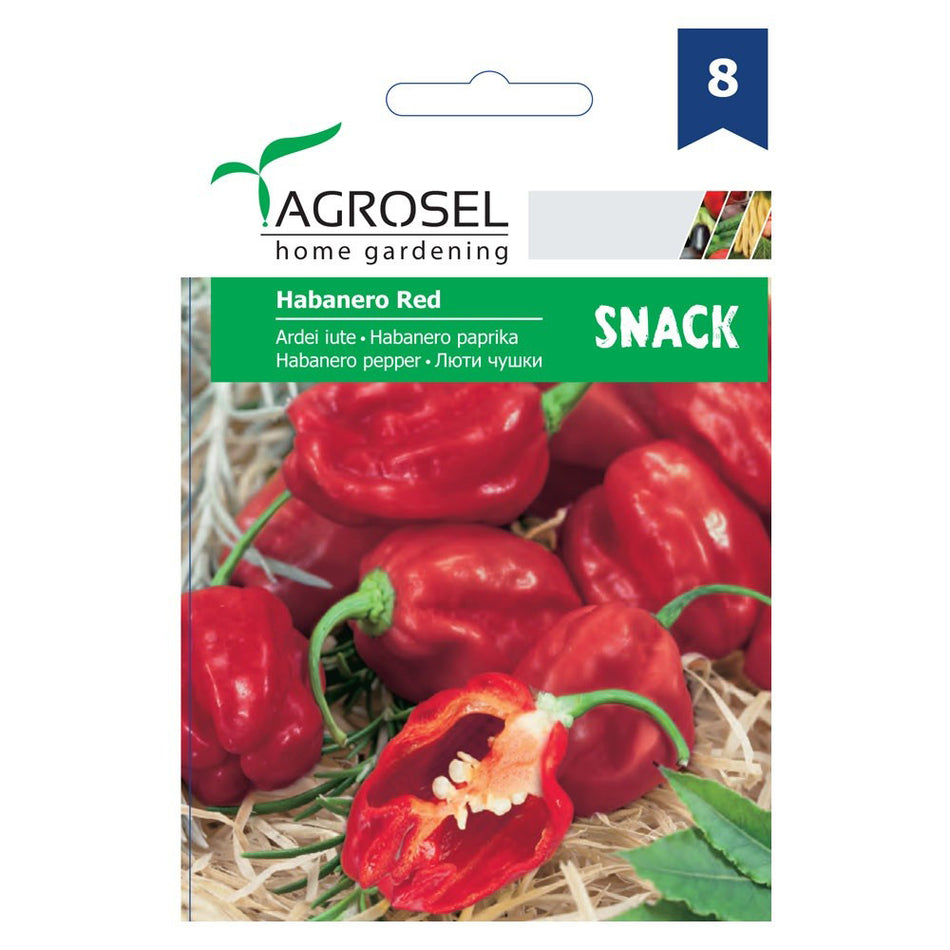 Ardei Iute Habanero Red Snack