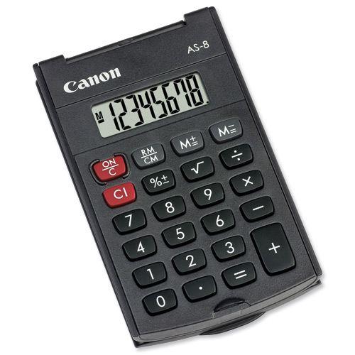 Calculator 8 Cifre As-8 Canon Negru