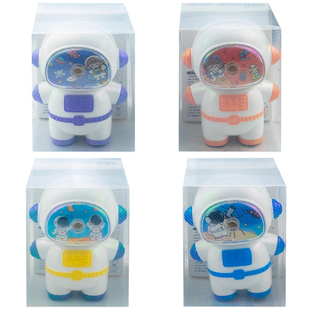 Așcuțitoare cu manivelă pentru creioane, model astronaut, cod 5810