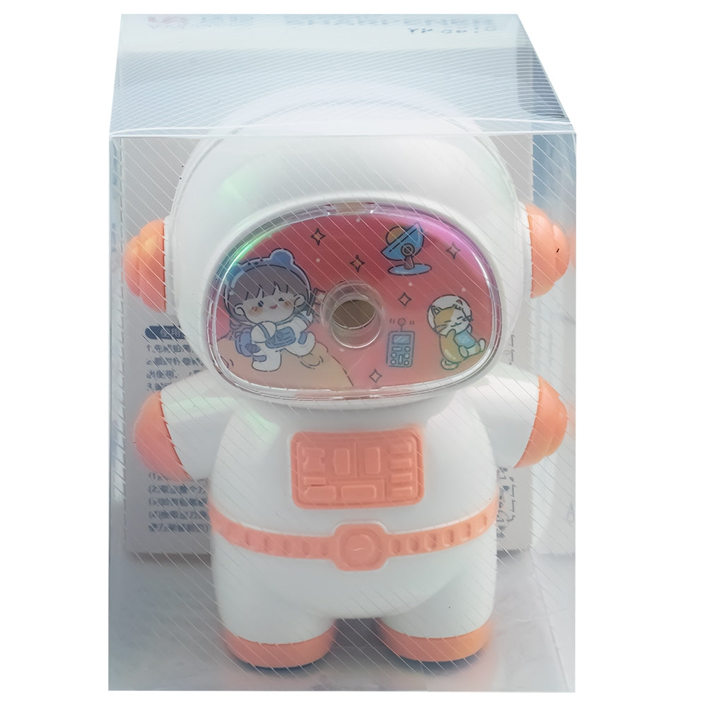 Așcuțitoare cu manivelă pentru creioane, model astronaut, cod 5810