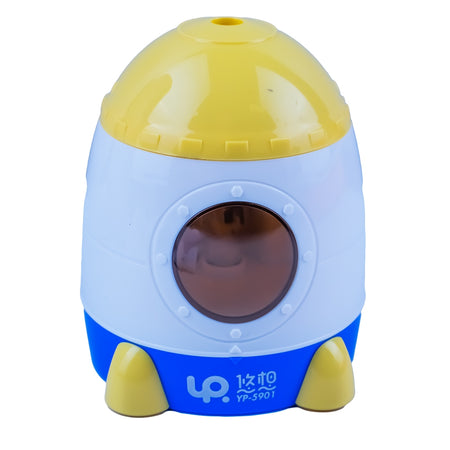 Ascuțitoare electrică cu baterii și încărcător, design rachetă YP-5901