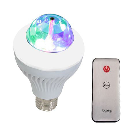 Bec Led E27/230v Rgb 3x1w + 15led-uri Smd Albe + Telecomanda