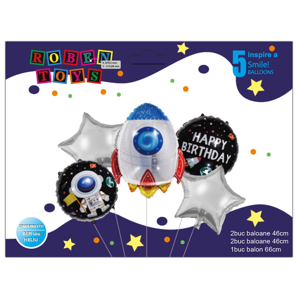 Balon, Folie Aluminiu, Racheta